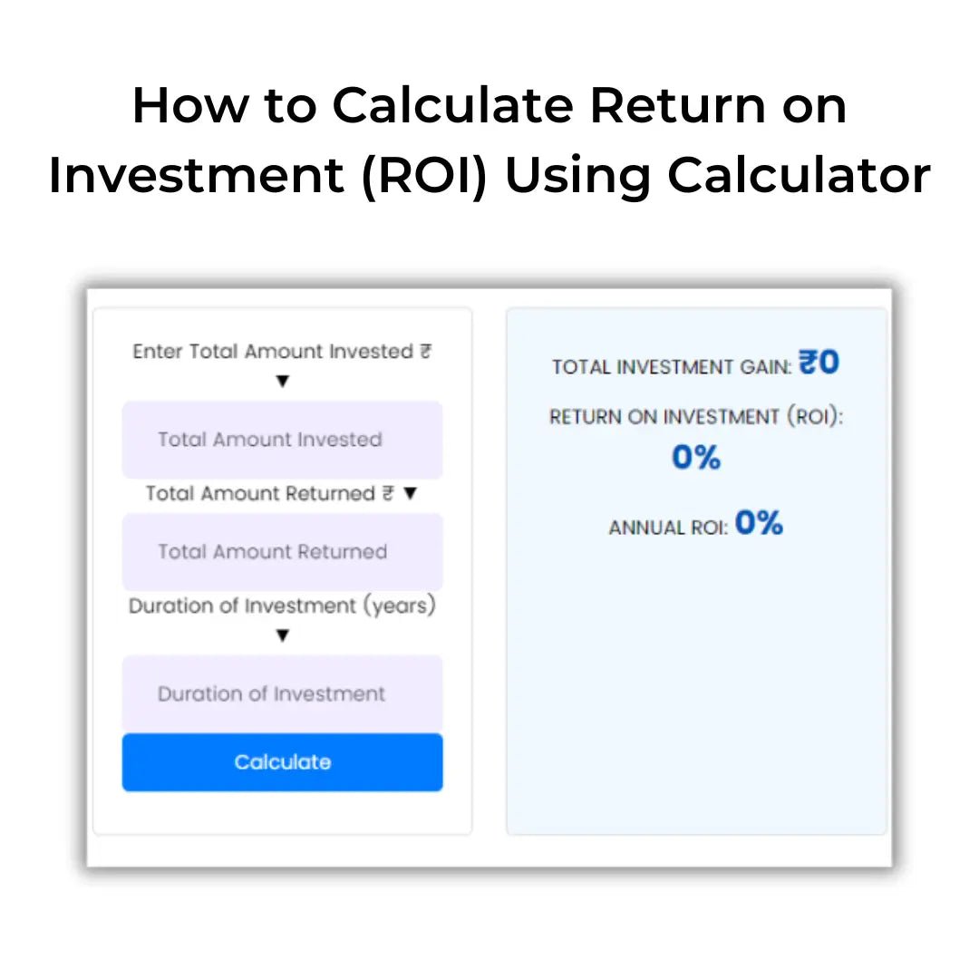 How to Calculate Return on Investment (ROI) Using Calculator