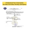 Understanding Professional Tax In Karnataka: Tax Slab, Due Date, Penalty, Exemption - theGSTco - India