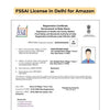 FSSAI State License for Delhi for Amazon