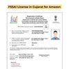 FSSAI State License for Gujarat for Amazon
