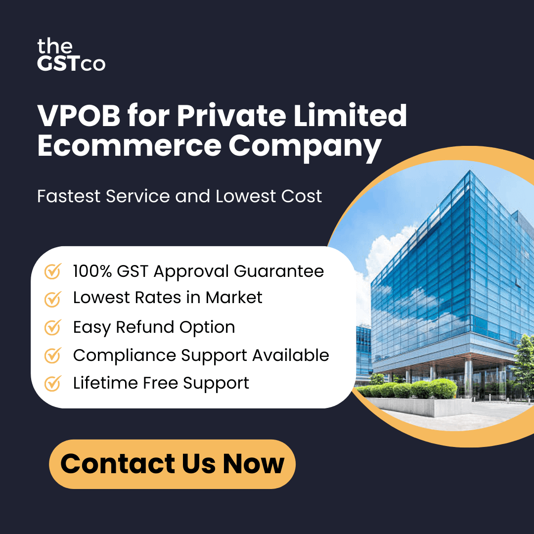 VPOB for Private Limited Ecommerce Company