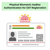 Physical Biometric Aadhar Authentication for GST Registration - theGSTco - India