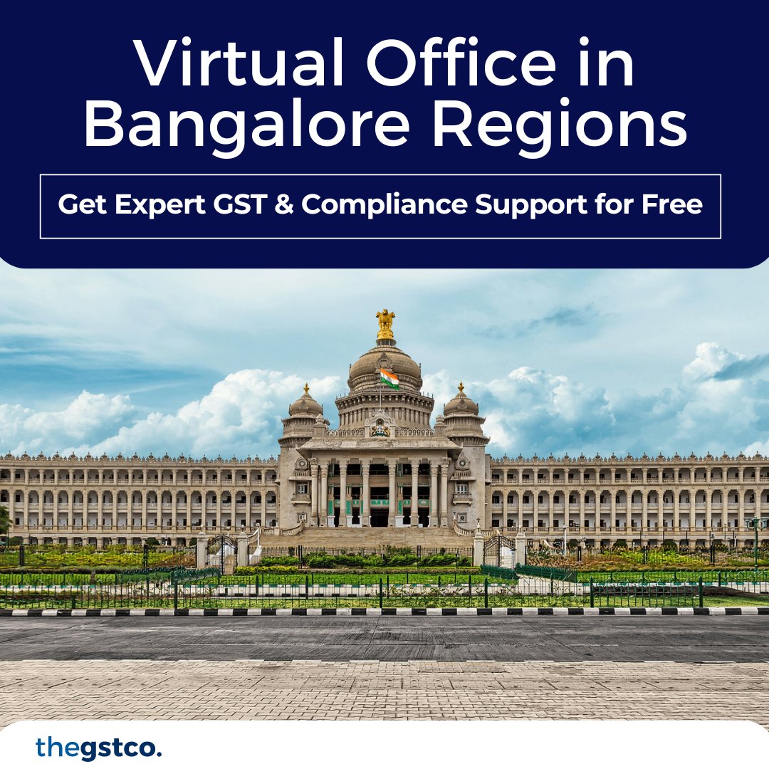 Virtual Office in Commercial Street - Quick Setup & Affordable Rates - theGSTco - India